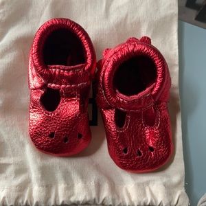 Freshly picked new Mary Janes moccs.